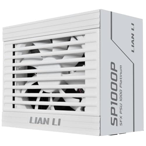 Lian Li SP1000P SFX Netzteil – 1000W Weiß | 80 Plus Platinum Effizienz, vollmodular, ATX 3.1 & PCIe 5.1, kompakt & leise, ideal für High-End Gaming