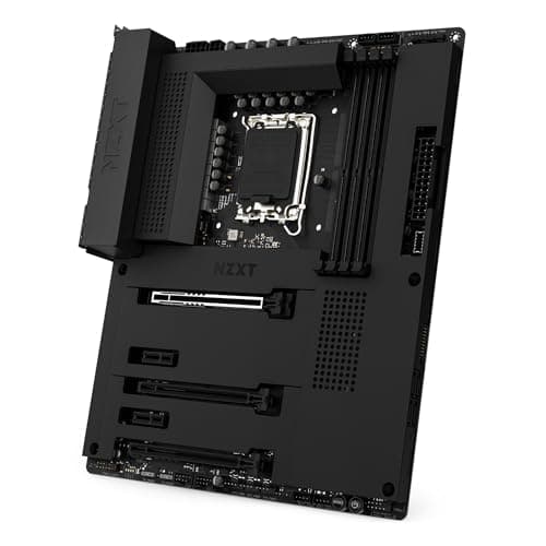 NZXT N7 Z790 Motherboard - N7-Z79XT-W1 - Intel Z790 Chipsatz (Unterstützt 12., 13., 14. Gen CPUs) - ATX Gaming Motherboard - Integriertes I/O Shield - WiFi 6E - Bluetooth - Schwarz Intel Z790 Chipset Schwarz Bild 2