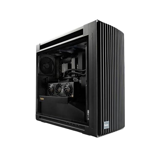 ASUS ProArt PA602 E-ATX Computer-Gehäuse (420 mm Radiatorhalterung, 140 mm und 200 mm vorinstallierte Systemlüfter, IR-Staubsensor, werkzeuglose PCIe-Montage, USB 20Gbps Unterstützung, schwarz)