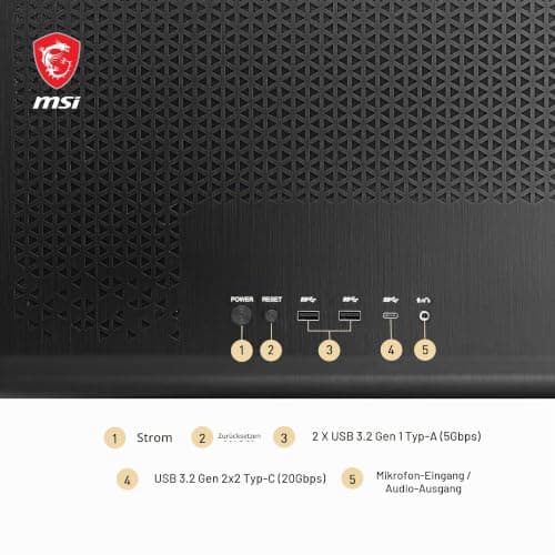 MSI MEG Maestro 700L PZ Mid-Tower PC-Gehäuse - E-ATX, vertikale GPU-Halterung & PCIe 4.0 Riser-Kabel, GPU-Halterung, einteiliges Aluminium, 270° gebogenes Hartglas-Panel, USB Typ-C (20Gbps) Bild 7