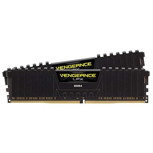Corsair VENGEANCE LPX 16GB (2x 8GB) DDR4 Bis zu 3600MHz (PC4-28800) CL18 1.35V Desktop-Speicher – Schwarz