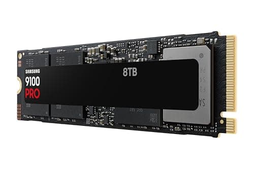 Samsung 9100 PRO NVMe M.2 SSD, 8 TB, PCIe 5.0, 14.800 MB/s Lesen, 13.400 MB/s Schreiben, Interne SSD für Gaming, Videobearbeitung und AI PCs, Schwarz, MZ-VAP8T0BW Bild 3
