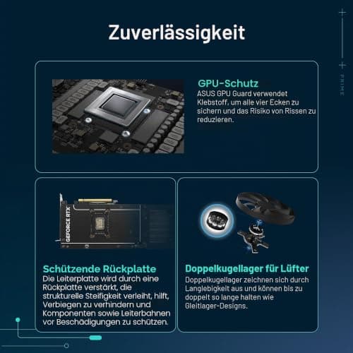 Asus TUF Gaming GeForce RTX ™ 5080 16GB GDDR7 Gaming Grafikkarte (PCIe® 5.0, HDMI®/DP 2.1, 3.6-Slot, Komponenten in Militärqualität, schützende PCB-Beschichtung, Axial-Tech-Lüfter, Dampfkammer) Bild 8