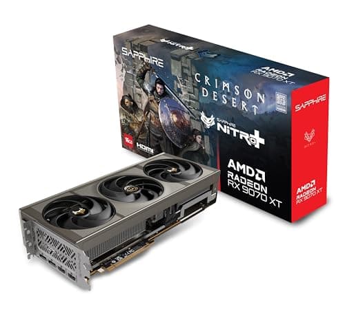 Sapphire Nitro+ AMD Radeon RX 9070 XT 16 GB Crimson Desert Version Gaming OC