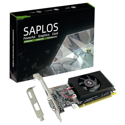Geforce GT 610 Grafikkarte, 2GB DDR3 64-bit, VGA HDMI, Low Profile grafikkarte, PCI Express x16, DirectX 11 Bild 2