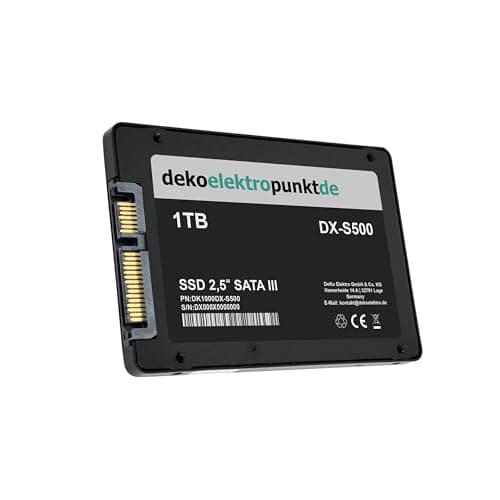 1TB SSD Festplatte passend für MSI MAG Z590 Tomahawk WiFi Mainboard, Alternatives Ersatzteil 2,5" Zoll SATA3 Bild 6