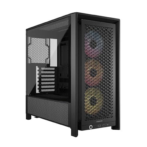 CORSAIR Frame 4000D RS ARGB Modulares Mid-Tower ATX PC-Gehäuse – Schwarz