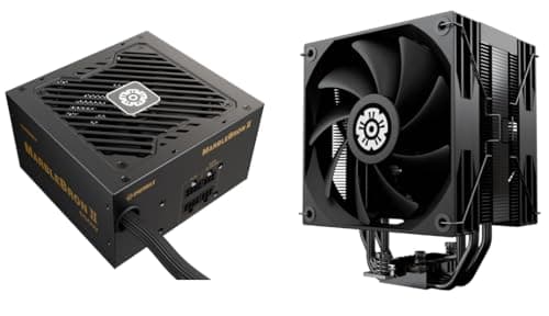 ENERMAX MARBLEBRON II 650 Watt modulares 3.1 ATX Gaming Netzteil 80PLUS Bronze & ETS-T41D CPU Kühler Digitalstatusanzeige Bundle; EMB650-T41D Bild 2