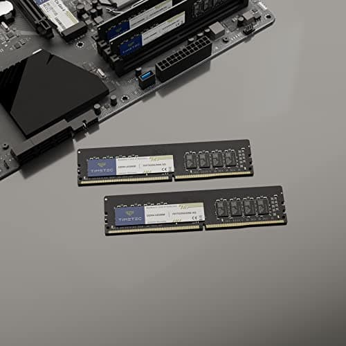 Timetec 32 GB KIT (2 x 16 GB) DDR4 3200 MHz (PC4-3200AA) PC4-25600 UDIMM Desktop-RAM – Non-ECC Unbuffered, 288 Pin, 1,2 V, CL22 DIMM-Speichermodul 32GB KIT(2x16GB) Bild 6