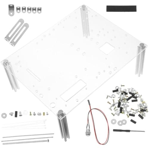 KALLORY Offenes Computergehäuse und Acryl mit Aluminiumlegierung Öffnen für Testing Components Leichte Installation und Hoher Festigkeit als PC Gehäuse und Grafikkartengehäuse