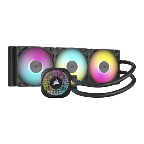 CORSAIR iCUE LINK TITAN 360 RX RGB Flüssig-CPU-Kühler – Schwarz | 360mm AIO, 3x RX120 RGB-Lüfter Inklusive, Geeignet Für Intel LGA 1851/1700, AMD AM5/AM4, Inklusive iCUE LINK System Hub Bild 4
