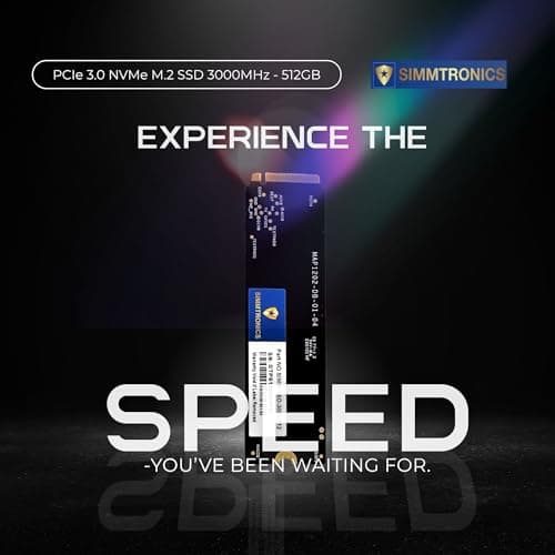 Simmtronics 512 GB PCIe 3.0 NVMe M.2 SSD | Bis zu 3500/3000 MB/s Lesen/Schreiben | DRAM Cache & 3D TLC NAND | Internes Solid-State-Laufwerk | kompatibel mit Laptops und Desktops Bild 4