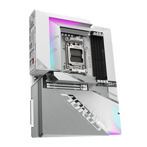 GIGABYTE B650E AORUS Stealth Ice Mainboard - AMD Ryzen 9000er-Serie, 12+2+2 Phasen VRM, bis zu 8000 MHz DDR5 (OC), 1xPCIe 5.0 + 2xPCIe 4.0 M.2, 2,5 GbE LAN, WiFi 7, USB 3.2 Gen 2x2 Bild 6