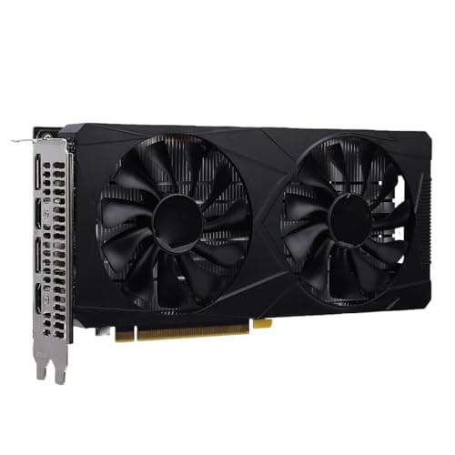 RTX 3060 Gaming-Grafikkarte, 6 GB GDDR6, PCIe 3.0 X16, 192 Bit, Dual-Lüfter, 2X HDMI, 2X DisplayPort, Unterstützt 1080p- und 2K-AAA-Gaming Bild 2