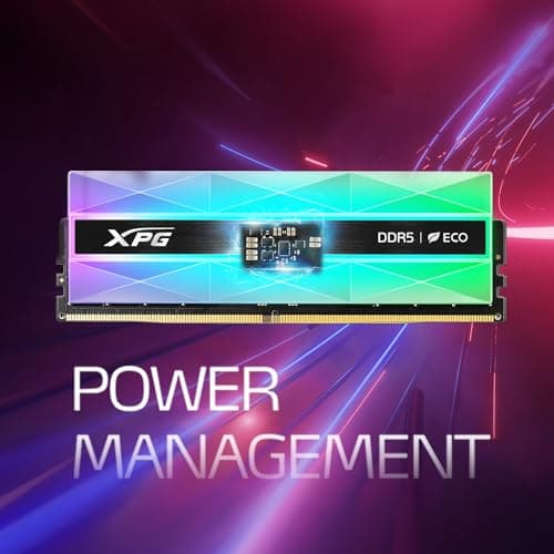 XPG Lancer Neon DDR5 RAM-Speicher für Laptop, RGB, Kapazität: 16 GB, Frequenz: 6400MT/s, Latenz: CL 32, Formfaktor: U-DIMM, Teilenummer: AX5U6400C3216G-CLANRSG Bild 4