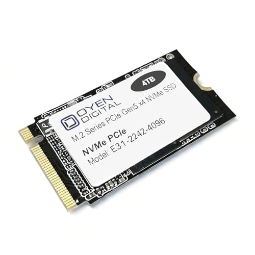 Oyen Digital 4TB M.2 2242 NVMe PCIe Gen5 3D TLC SSD