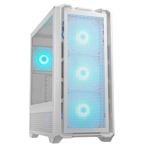 Cougar MX600 RGB Mesh High Airflow Ful Tower Gaming Gehäuse – Weiß Besuche den COUGAR-Store