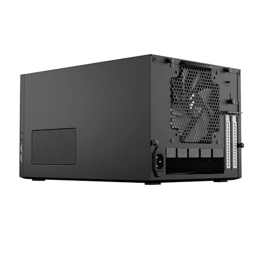 Fractal Design Node 304 Mini-ITX Gehäuse – Kompaktes Design, Erweiterbares Innenleben, USB 3.0 Frontpanel, Schwarz Black Bild 4