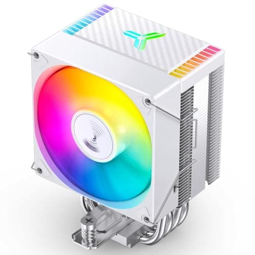 TZMRIT x CR-1400 EVO CPU Kühler,180W TDP,4 Heat Pipes,130mm Höhe,mit 92 * 92 * 25mm 2200PRM ARGB PWM Lüfter,für Intel LGA 115X/1200/1700, für AM4/AM5 (White) Bild 2