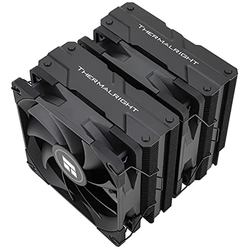 Thermalright Peerless Assassin 120 Black CPU-Luftkühler, 6 Heatpipes, zwei 120mm C12B PWM Lüfter, Aluminium-Kühlkörperabdeckung, AGHP-Technologie, für AMD AM4/Intel LGA 1700/1150/1151/1200/2066/2011 PA120 BLACK Bild 2