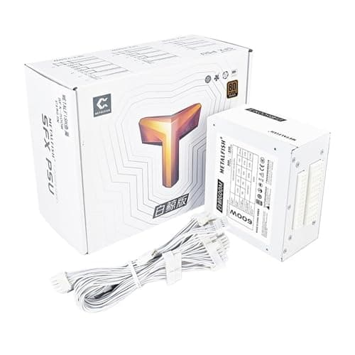 SFX 80Plus Bronze 500/600/750W Weißes Netzteil Vollmodular for Mini-ITX-Gehäuse Kleine Computergehäuse 100/220V Eingang(750W) 750W Eu plug Bild 4