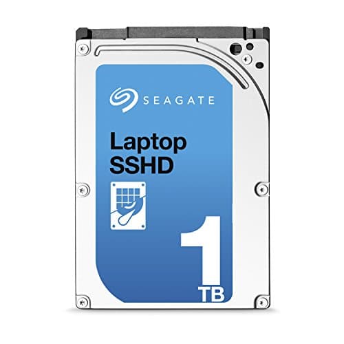 Seagate Hybridfestplatte mit 1 TB Speicher und 8 GB SSD Flashspeicher, 5.400RPM, 64 MB, SATA, 9,5 mm, ST1000LM014 Bild 2