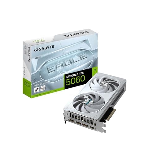 GIGABYTE GeForce RTX 5060 Eagle OC Ice 8G Grafikkarte, 8GB 128-Bit GDDR7, PCIe 5.0, WINDFORCE Cooling System, GV-N5060EAGLEOC ICE-8GD Grafikkarte Bild 2