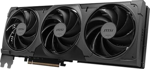 msi Gaming RTX 5070 Ti 16G Ventus 3X OC Black Grafikkarte (16GB GDDR7, 256-Bit, Extreme Performance:2482MHz, DisplayPort x 3 2.1a, HDMI 2.1b, NVIDIA Blackwell Architecture)