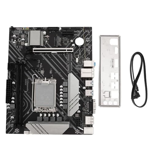 ciciglow B760M4 Gaming-Motherboard, ATX-Motherboard Dual-Channel-DDR4-Speicher, PCIE16X Gen 4.0, SATA3.0, NGFF/NVME M.2, HDMI, VGA-Schnittstelle LGA 1700 Computer-Motherboard