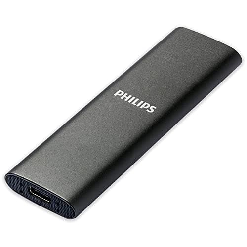 Philips Externe Portable SSD 2 TB - Ultra Slim SATA Ultra Speed USB-C, Lesegeschwindigkeit bis zu 550 MB/s, Aluminium Slim 2 TB Bild 2