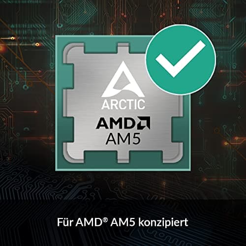 ARCTIC Alpine 23 CO - Kompakter AMD CPU Kühler für AM5 und AM4, Wärmeleitpaste MX-2 voraufgetragen, für Dauerbetrieb, Computer, PC - Schwarz Bild 4