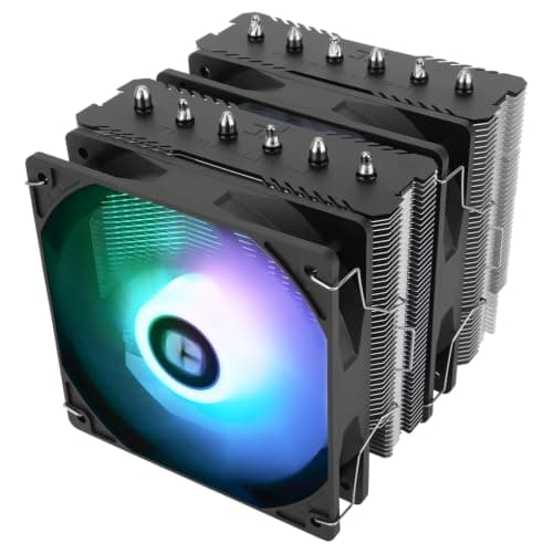 Thermalright Peerless Assassin 120 SE ARGB CPU-Luftkühler, 6 Heatpipes CPU-Kühler, Dual 120mm TL-C12C-S PWM Lüfter, Aluminium Kühlkörperabdeckung, für AM4/AM5/Intel LGA1851/1700/1150/1151/1200 Bild 4