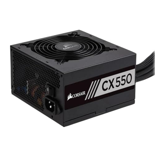 Corsair CX550 80 Plus Bronze, Nicht modulares ATX-Netzteil, geräuscharm, 550 W, Schwarz 550W Bild 6
