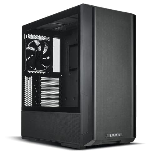 Lian Li LANCOOL 216X PC-Gehäuse - 392 mm GPU-Größe - Design mit hohem Luftstrom - inklusive 160-mm-Lüftern, Stahl, Midi-Tower, Schwarz 216 (nicht RGB) Bild 2