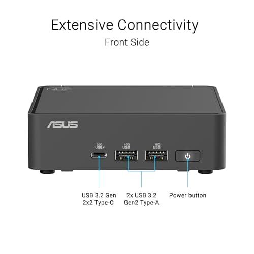 ASUS NUC 15 Pro Plus Kit RNUC15CRSU700002 (Intel Core Ultra 7 255H Prozessor, Intel Arc Grafik, WiFi 7, Bluetooth 5.4, ohne Betriebssystem, mit EU-Netzteil, weiß) Intel Core U7 255H Bild 6