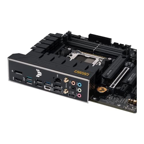 ASUS TUF Gaming B850M-PLUS WiFi Mainboard Sockel AMD AM5 (AMD B850, mATX, DDR5 Speicher, PCIe 5.0, 2X PCIe 4.0 M.2, WiFi 6E, Aura Sync) Bild 7