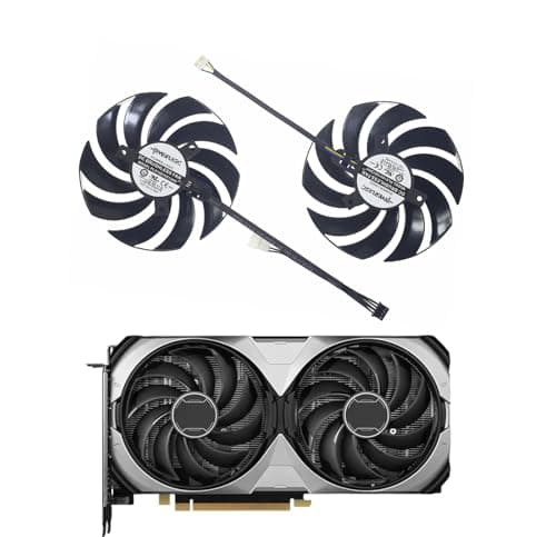 Lüfter für Grafikkarten MSI GeForce RTX 4070 Ventus/Super-Ventus, MSI RTX 4070 Ti SUPER Ventus 2X OC | PLD10010S12HH, Ersatzlüfter, GPU Kühler Gebläse Bild 6