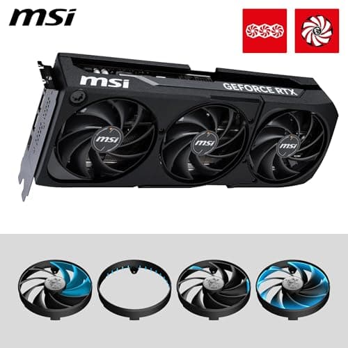 MSI GeForce RTX 5080 16G Shadow 3X OC — 16GB GDDR7 (30Gbps/256-bit), PCIe 5, Boost: 2640 MHz, HDMI 2.1b, DisplayPort 2.1b Bild 7