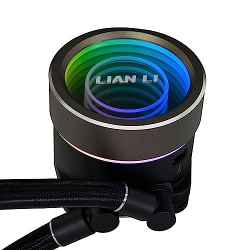 Lian Li Galahad II Trinity ARGB AIO Kühler, Single-Stack Fin-Radiator, PWM Lüfter, ARGB-Beleuchtung, Aluminium, 240mm, Schwarz Bild 6