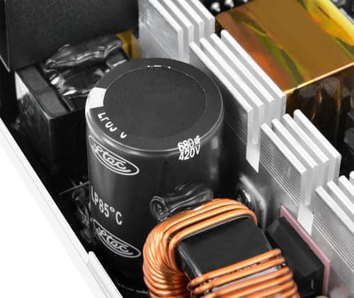 Thermaltake Toughpower GT Snow 1000W | ATX 3.1 | 80 Plus Gold | vollmodular | PCIe 5.1 12V-2x6 (12+4) | Smart Zero Fan sehr leise | Snow (Weiß) 1000W Weiß Bild 8