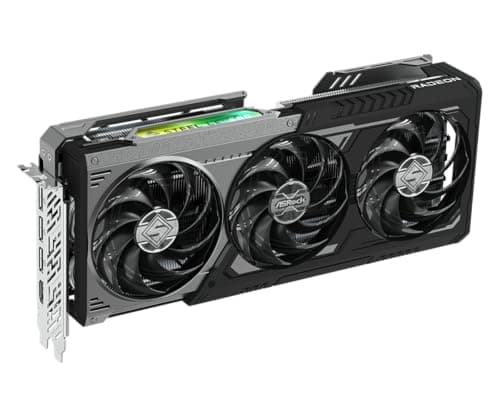 VGA ASRock Radeon RX 9070 GRE 12GB Steel Legend Dark OC (90-GA5WZZ-00CANF) Bild 4