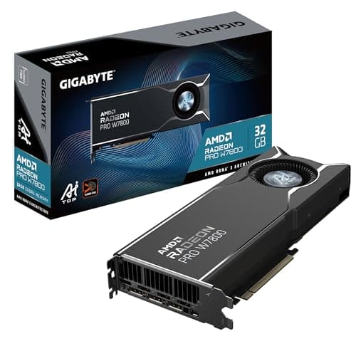 Gigabyte Radeon PRO W7800 AI TOP 32G Grafikkarte - 32GB GDDR6, 256bit, PCI-E 4.0, 3 x DisplayPort 2.1, W7800 AI TOP 32G