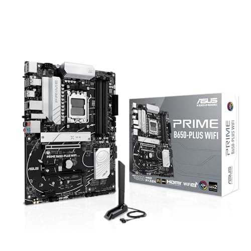 ASUS Prime B650-PLUS WiFi AMD B650 AM5 Ryzen™ Desktop 9000 8000 & 7000 ATX Motherboard, DDR5, PCIe 5.0 M.2, 2.5Gb LAN, WiFi 6E, HDMI™, SATA 6Gbps, USB Type-C®, BIOS Flashback™, Thunderbolt™ 4 Header PRIME|ATX B650-Plus|M.2x2|WiFi6E Bild 2