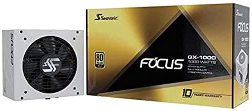 Seasonic Focus Series Full Modular 80 Plus Gold White PSU, 1000W Bild 2
