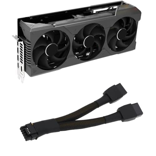 Create idea 16-poliges (12+4-poliges) auf 2 X 8-poliges Stromadapterkabel 12 cm 16 AWG Kompatibel mit Nvidia RTX 4080 4090 Bild 8