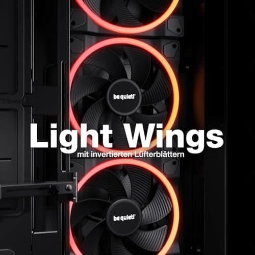 be quiet! Light Base 900 DX White PC-Gehäuse, atemberaubender Panorama-Blick, Show Case, Dual Chamber Design, massiver ARGB LED-Streifen, invertiert und horizontal nutzbar, E-ATX Mainboard kompatibel Bild 6