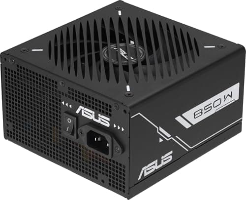 ASUS Prime 750W Gold Black Edition Gaming Netzteil (750 Watt, Lüfter mit Doppelkugellager, ATX 3.1 & PCIe 5.1 kompatibel, 80 Plus & Cybernetics Gold-Zertifizierung, geätzte Kabel, Schwarz) Bild 4