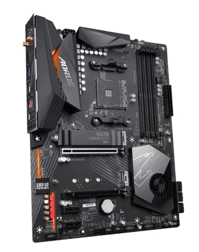 GIGABYTE X570 AORUS Elite Wi-Fi (AMD Ryzen 3000/X570/ATX/PCIe4.0/DDR4/Intel Dual Band 802.11AC Wi-Fi/Front USB Type-C/RGB Fusion 2.0/M.2 Thermal Guard/Gaming Motherboard) Bild 6