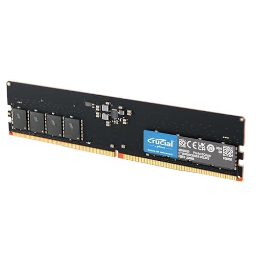 Crucial DDR5 RAM 64GB 5600MHz, PC Computer Arbeitsspeicher, (auch 5200MHz / 4800MHz) CL46 - CT64G56C46U5 5600MHz 64GB Bild 2