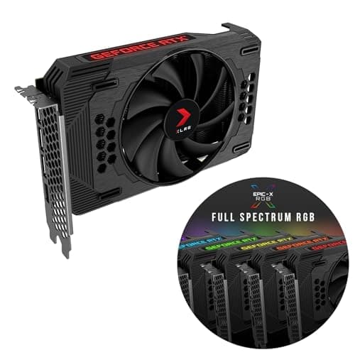 PNY GeForce RTX™ 3060 12GB XLR8 Gaming Revel Epic-X RGB™ Single Fan Grafikkarte RTX 3060 REVEL Single Fan Bild 4